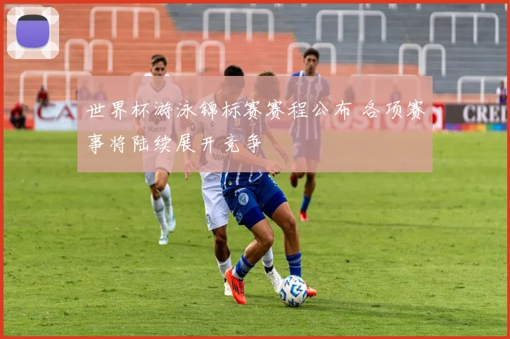 世界杯游泳锦标赛赛程公布 各项赛事将陆续展开竞争