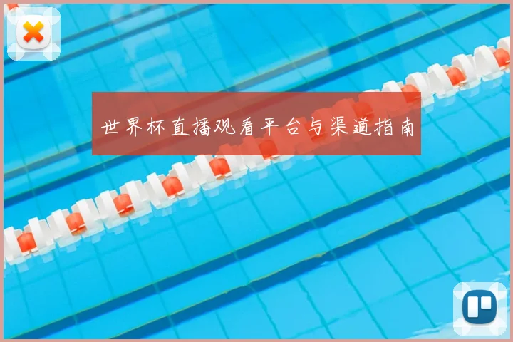 世界杯直播观看平台与渠道指南